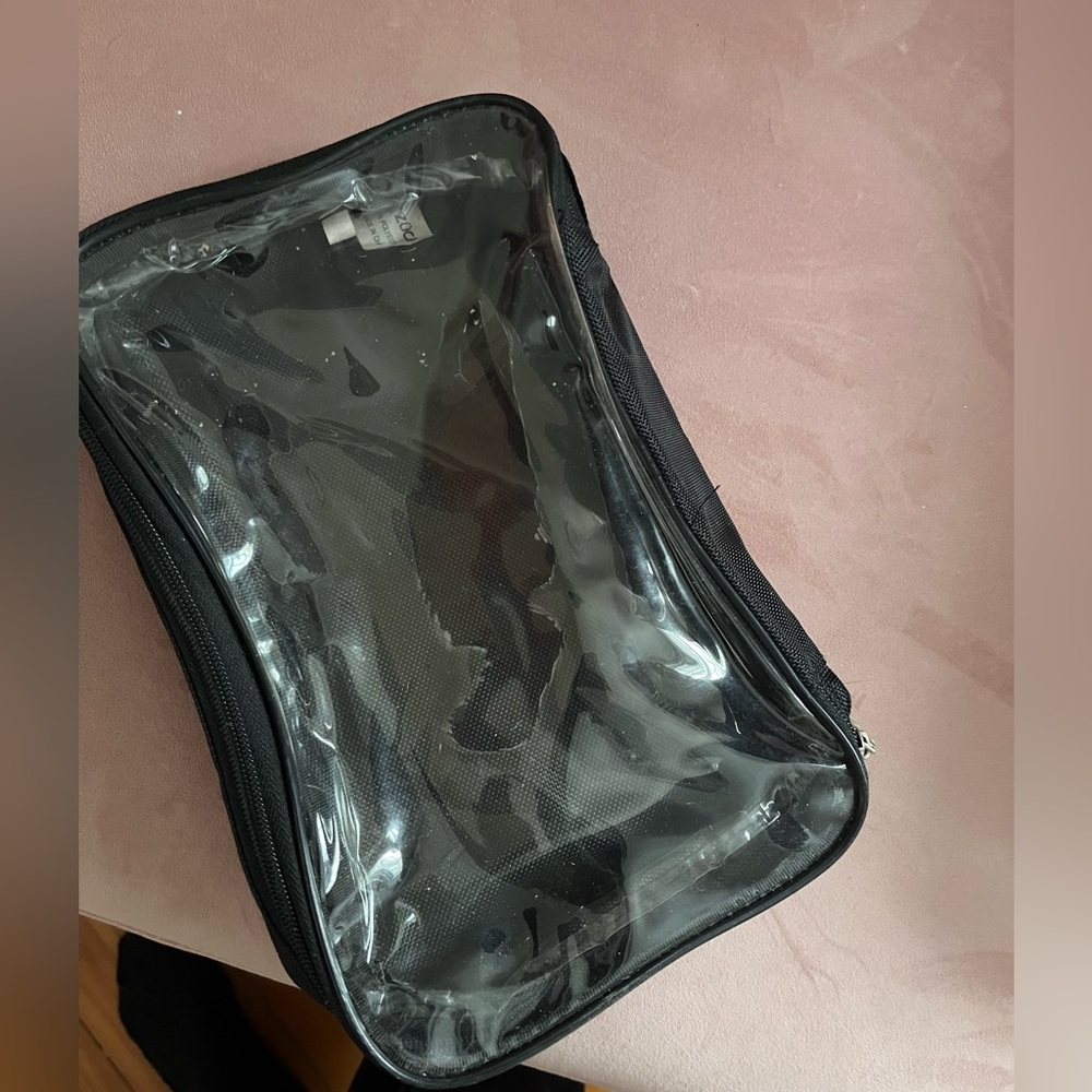 Zuca Clear/Black Travel Makeup Bag